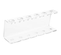 Didiseaon Gradilla para Organizar Tubos de para Tubos de Hidropónicos de Acrílico Transparente Diseño Poroso en Exhibición y Familiar