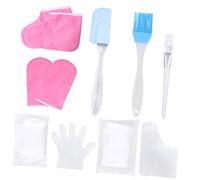 Didiseaon Guantes de Parafina Hidratantes Spa para Manos y Pies Talla Única Algodón Plástico Conservación de Calor Cuidado Facial y Pedicura Spa