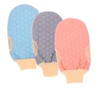 Didiseaon Guantes Exfoliantes para Eliminar La Piel Muerta Guantes de Esponja de Red Africana Guantes Depuradores de Piel Guantes de Baño de Spa