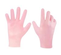 Didiseaon Guantes Hidratantes y Cuidado Intensivo para Manos Secas y Agrietadas Material Sebs Color Rosa de Mujer Ideales para Uso Nocturno