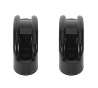 Didiseaon Guía de Cable para Yates Grande 55X30 MM Revestimiento Interior de Acero Inoxidable Abrazaderas Negras Resistentes Corrosión Accesorios Náuticos para Organización y Gestión de