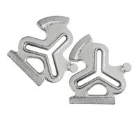 Didiseaon Guías de Borde de Costura de Hierro 2 Piezas, Calibre de Acolchado Multifuncional, Regla de Posicionamiento para Máquina de Coser, Plantillas Profesionales para Patchwork