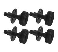 Didiseaon Heavy Duty Leveling Feet, Furniture Feet Screw in, 4pcs, 3/8-16 Inch Thread, Carbon Steel and Plastic, Protects Floor, Heavy-Duty Support, for Sofa and Furniture in Residential