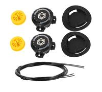 Didiseaon Hebillas Automáticas para Cordones de Zapatillas Cierre Giratorio Antideslizante Cordones de Alambre Metálico Resistentes para Calzado Deportivo Seguro Atar de Negro