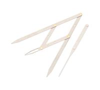 Didiseaon Herramienta Regla para Cejas Calibrador de Proporción Áurea, Acero Inoxidable y Medición Deslizante, Adecuada para Uso en Salones de Belleza y Maquillaje Profesional