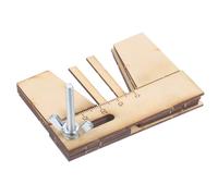 Didiseaon Herramientas de Amarre de Madera Modelo Modelado Aparejo amarradero Juguetes Plantilla de espigas para Trabajar la Madera Herramienta portátil maqueta de de Madera