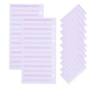 Didiseaon Hojas de Presupuesto Diarias Perforadas Tarjetas de Presupuesto Portátiles Moradas 60 Unidades para Planificador de Gastos en Hogar Oficina y Negocio