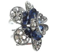 Didiseaon horquilla de flores Brillantina niñas arcos chica hair clips horquillas moño pinzas para el cabello para mujeres garra pequeña pequeños clips de garra para cabello grueso pedrería