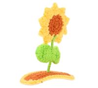 Didiseaon Horquilla De Girasol Mini Girasoles Cuentas Para El Cabello Planta De Ganchillo Kits De Crochet Pasador De Pelo De Girasol Pequeñas Pinzas Para El Cabello Accesorios Para El