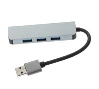 Didiseaon Hub USB Puertos Expansor USB Ligero y Compacto para Portátil y PC Aluminio Texturizado Antisobrecalentamiento Compatible con Múltiples Dispositivos