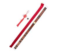 Didiseaon Instrumento de Viento Flauta de Bambú Chino Adultos Flauta Portátil de Introducción Tono para Principiantes y Estudiantes