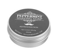 Didiseaon Jabón De Para Barba Para Hombre (jabón De Afeitar De Menta) Jabón De Afeitar Barba Jabón De Afeitar Hombre Para Los Hombres Aceite Esencial De Menta Jabón Desmaquillante
