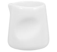 Didiseaon Jarra de Leche de Cerámica en Color Claro Mini, Compacta y Portátil, Adecuada para Café y Té en Casa Viaje, Diseño Creativo y Multifuncional