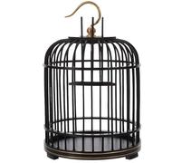 Didiseaon Jaula para Grillos De Ébano Artesanal, Jaula De Cricket Pequeña De Madera Roja Barras De Bambú, Soporte Seguro para Insectos, Adecuado para Uso Exterior y Educativo para Niños