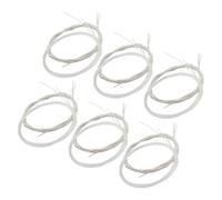 Didiseaon Juego De 2 Accesorios Para Guitarra Clásica De Nailon Con Cuerda Plateada Transparente Y Calibre Ligero