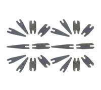 Didiseaon Juego de 5 Kit de Resortes de Acero al Manganeso, Clips Metálicos Delanteros y Traseros, Piezas Profesionales para Arte de Tatuajes