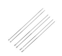 Didiseaon Juego de 6 Cucharas Mango Antideslizante y Seguro para Eliminar Cerumen de 633 Acero Inoxidable para Limpieza Práctica de Oídos en Casa