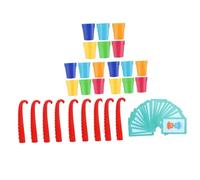 Didiseaon Juego de Tazas de Juguete para Juguetes Educativos de Dibujos Animados Interactivo para Desarrollo Motor y Social Adecuado para Juegos Familia