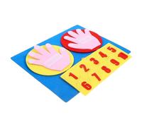 Didiseaon Juguete Cognitivo Numérico de Fieltro para Niños Tablero de Matemáticas Práctico Juguete y Material de Aprendizaje Reutilizable para de Infantes