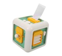 Didiseaon Juguete Educativo Montessori Cubo de Seis Caras para Pequeños Reconocimiento de Formas y Desarrollo Cognitivo de Viaje Avión para Bebés Estimula Habilidades Motoras y Conciencia