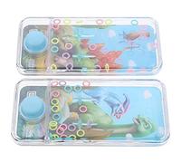 Didiseaon Juguetes Acuáticos Portátiles para Niños 2 Piezas Juego de Anillos de Agua Desarrollo de Coordinación y Concentración para Diversión y Actividades al Aire Libre