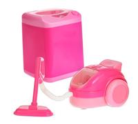 Didiseaon Juguetes de Limpieza para Lavadora Mini Giratoria y Aspiradora de Simulación Juguetes de Cocina para Pequeños de Electrodomésticos Realistas para Imaginación y Responsabilidad