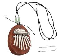 Didiseaon Kalimba Piano de Pulgar de 8 Teclas con Cuerda Colgante, Material Sintético y Metal, Fácil de Tocar, Tono Puro para Niños y Presentaciones en Escenario