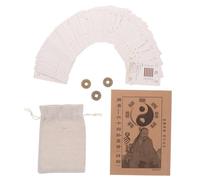 Didiseaon Kit Completo de Adivinación I Ching con Cartas Hexagrama y Guía para Principiantes Accesorios Feng Shui para Suerte y Riqueza Duradero y Atractivo