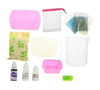 Didiseaon Kit Fabricación Jabón Artesanal para Principiantes Materiales Seguros y Piel Amigable Incluye Base Glicerina Pigmentos y Esencias para DIY Casa y Regalo Creativo
