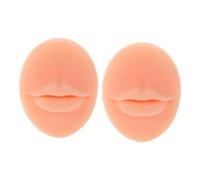 Didiseaon Labios De Silicona Para Tatuajes Piel Falsa Práctica De Maquillaje Modelo De Cuerpo Humano 2pcs