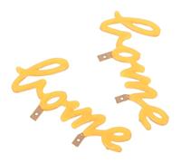 Didiseaon Lámpara LED Decorativa de Filamento Letra Vintage, 2,7-3 V | Plástico Amarillo, 2200 K, Instalación Fácil y Brillo Alto para Eventos y Fiestas
