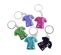 Didiseaon Llavero para Médicos en Celebración del Día del Médico, Paquete de 5 Piezas, Diseño en Forma de Diente, Ligero y Original para Fiesta de Graduación