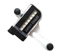 Didiseaon Luz LED para Radios de Rueda de Bicicleta 14Led Doble Cara 30 Patrones Colores Vivos sin Batería Accesorios Ciclismo Iluminación Decorativa para Bicicleta