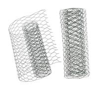 Didiseaon Malla de Alambre para Arreglos Resistente y Ligera de Gallinero de Hierro Verde Recubierta Grosor Malla Manualidades y Jardín