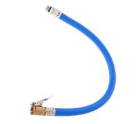 Didiseaon Manguera de Inflado de Neumáticos Estándar para Coche, Tubo de Goma Azul Cabezal de Cobre Autoblocante y Rosca Fina 9,5 Mm, Inflador Rápido y Preciso para Mantenimiento de Ruedas
