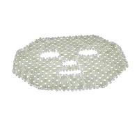 Didiseaon Mascarilla Facial De Jade Grande Para Spa y Calmante Herramienta De Masaje y Antifaz Para Ojos Hidratante y Relajante Para Descanso y Cuidado Facial