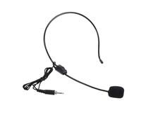 Didiseaon Micrófono de Auriculares Cable Carcasa de Plástico Negro para Profesores, Brazo Flexible Sonido Claro y Portátil para Presentaciones en Pie