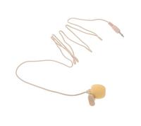 Didiseaon micrófono portátil micrófono Mini micrófono para Tableta micrófono de petaca micrófono de Mini micrófono para teléfono Clip en el micrófono Esponja Beige