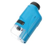 Didiseaon Microscopio Portátil para Juguete Educativo Biológica Ajustable Accesorio Escolar y Resistente para Exploración Científica