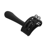 Didiseaon Mini Pandereta Metálica de Doble Hilera Sonajas Claras y Resonantes Instrumento de Percusión Manual Ligero para Adultos y Adecuado para Clases de Música Fiestas y Sesiones de