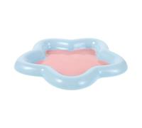 Didiseaon Minimalist Ceramic Cat Bowl Shallow with Skid Resistant Base Whisker Friendly Design For Cats and Small Dogs Cute Star Shape Multipurpose Pet Food and Water Dish