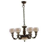 Didiseaon Modelo De Araña Retro. Candelabros Luz De Techo Mini Lámpara Colgante Luz para Mini Adorno Miniatura Oro Lámpara Retro De Casa De Muñecas Lámpara De Techo Accesorio El Plastico