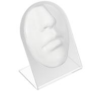 Didiseaon Modelo de Cara Falsa de Silicona Flexible para Exhibición de Piercing de Nariz y Boca, Fácil de Usar, Adecuado para Salones de Belleza y Hospitales
