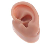 Didiseaon Modelo de Oreja Falsa Silicona Blanda Accesorio de Práctica para Perforación de Orejas Simulación de Sutura para Entrenamiento Médico y Uso Aretes