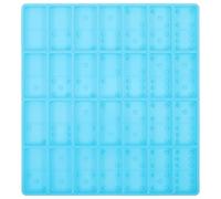 Didiseaon Molde de Silicona Flexible Fácil de Usar y Lavable para Manualidades DIY de Dominó Adecuado para Resina Epoxi en Proyectos Creativos