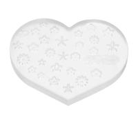 Didiseaon Molde de Silicona para Uñas 3d, Molde Decorativo de Silicona, Reutilizable, para Diy, No se Rompe Deforma, para Manualidades de Uñas, Familia y Colegas