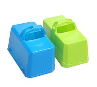 Didiseaon Molde para Hacer Ladrillos De Nieve y Arena, 2 Piezas, Plástico Resistente, Tamaño Mediano, para Construir Castillos y Estructuras, Niños y Aficionados Al Aire Libre, Uso Invierno y Verano