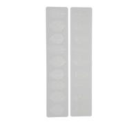 Didiseaon Moldes de Silicona para Fondant 2 Piezas 9 Formas de Hojas, Molde para Repostería Decoración Pastel, Resistente al Calor, Diseño Detallado para Gastronomía Molecular