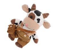 Didiseaon muñeca Vaca muñecas Decoraciones de Vacas Animales de Peluche Juguete de Lujoso estatuillas de Vaca decoración del hogar pequeña Vaca de Peluche Suave Linda Vaca año Vaca Felpa