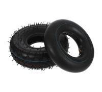 Didiseaon Neumático Rueda de Carretilla de Mano con Cámara de Aire Goma Negra, Equilibrio de Tracción y Maniobrabilidad para Carro de Jardín y Almacén para Cargas Pesadas